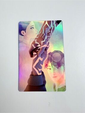 McDonald's K-Pop Demon Hunters Rujinu Ultra Rare Photocard Purple Heart Holo